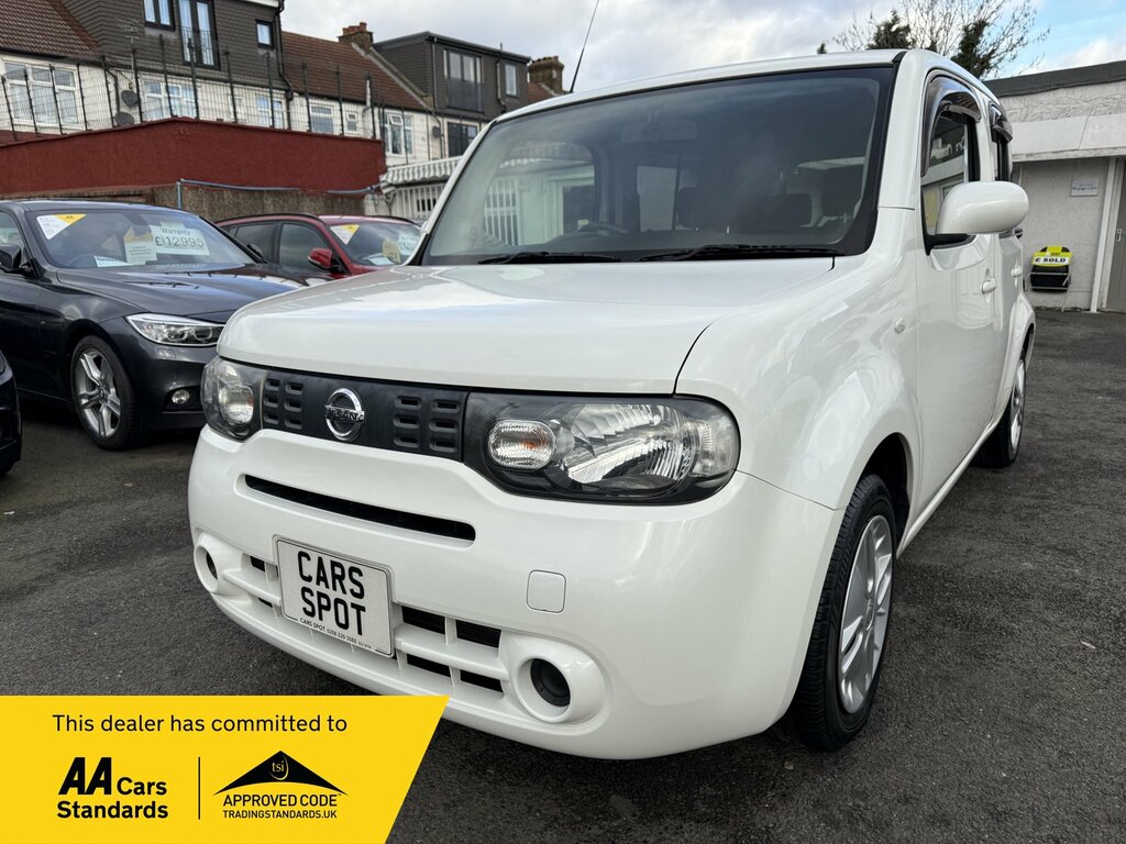 Nissan Cube Hatchback 1.5X Fresh Import Verified Mile Finance White