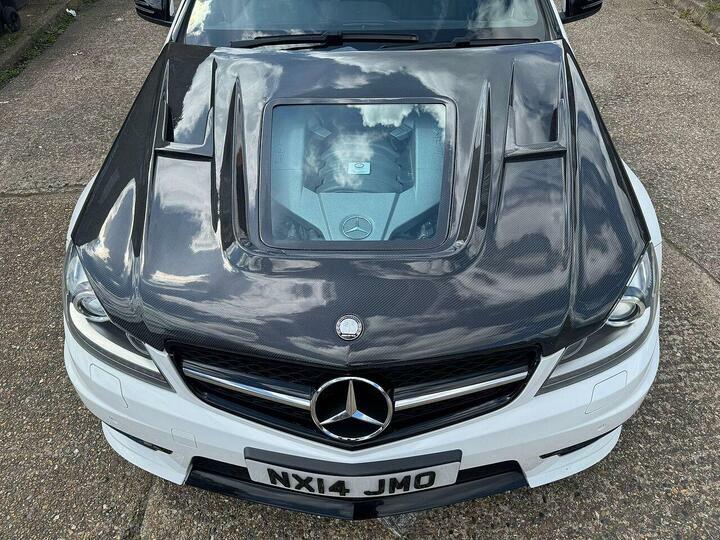 Mercedes-Benz C Class 6.3 C63 V8 Amg Edition 507 Coupe Spds M White #2