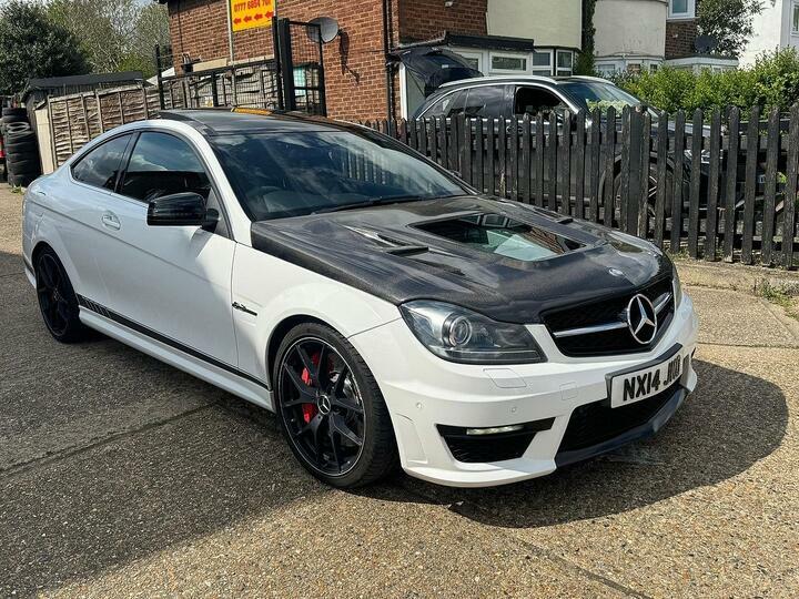 Mercedes-Benz C Class 6.3 C63 V8 Amg Edition 507 Coupe Spds M White