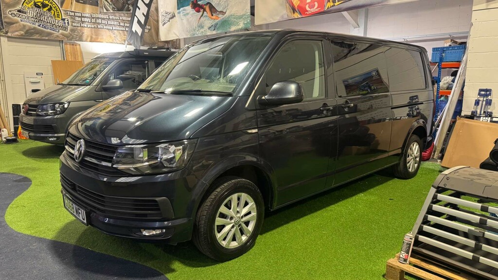 Volkswagen Transporter T32 Highline Tdi Bmt Lwb GD68MFU Blue #3