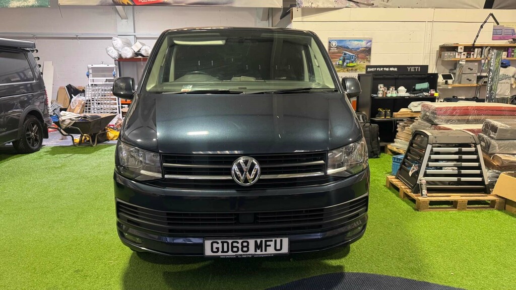 Volkswagen Transporter T32 Highline Tdi Bmt Lwb GD68MFU Blue #2