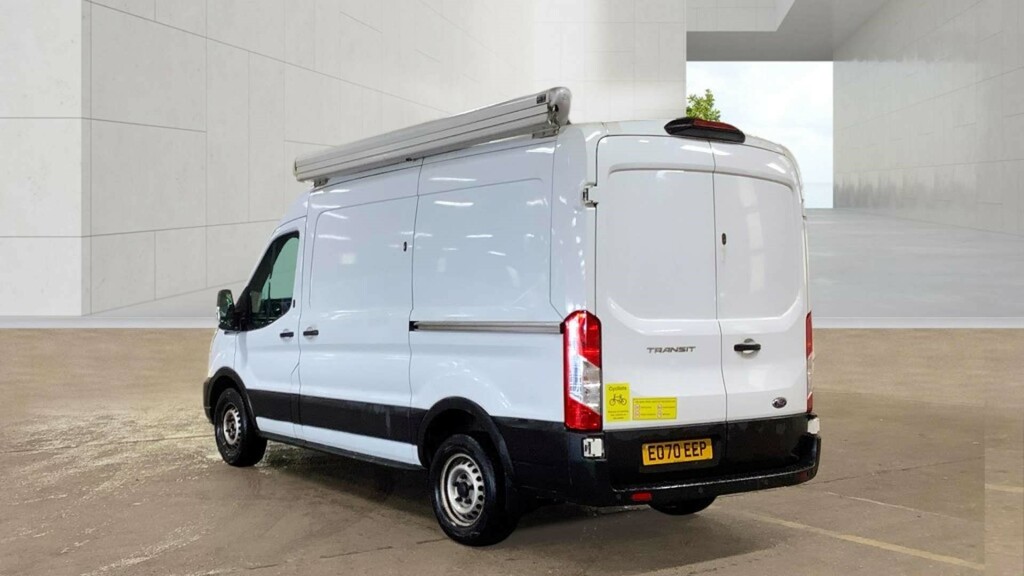 Ford Transit Custom 330 Leader Ecoblue L2 H2 Air Con Racking EO70EEP White #6