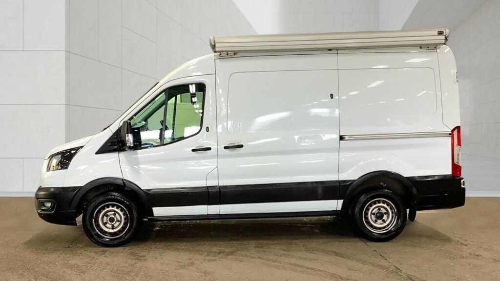 Ford Transit Custom 330 Leader Ecoblue L2 H2 Air Con Racking EO70EEP White #4
