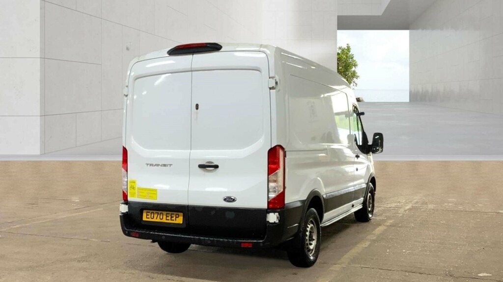 Ford Transit Custom 330 Leader Ecoblue L2 H2 Air Con Racking EO70EEP White #5