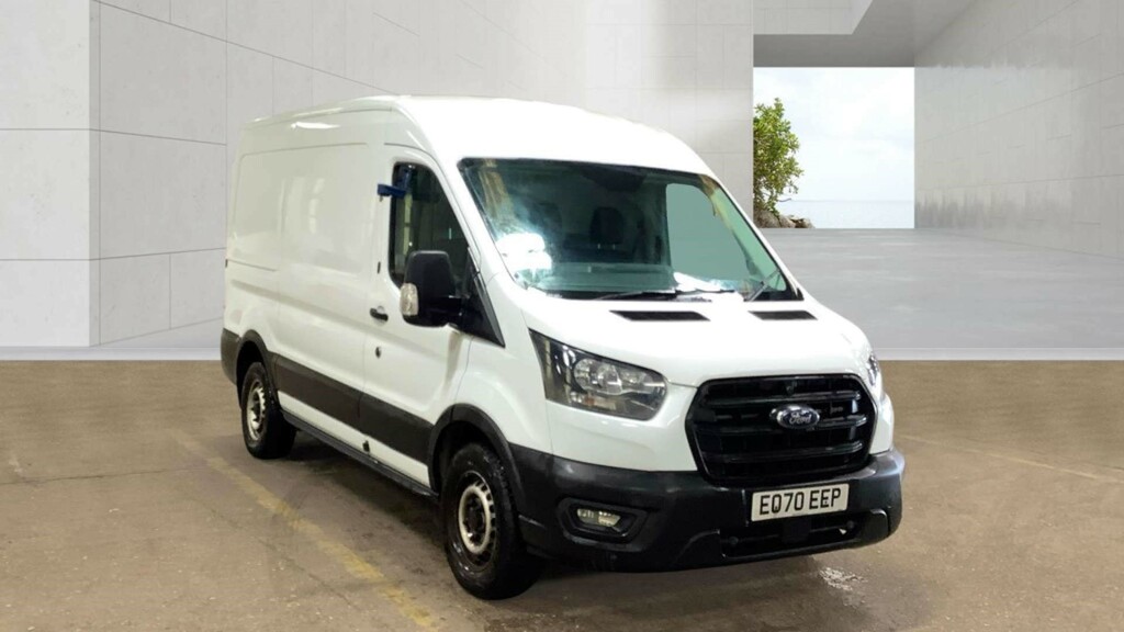 Ford Transit Custom 330 Leader Ecoblue L2 H2 Air Con Racking White