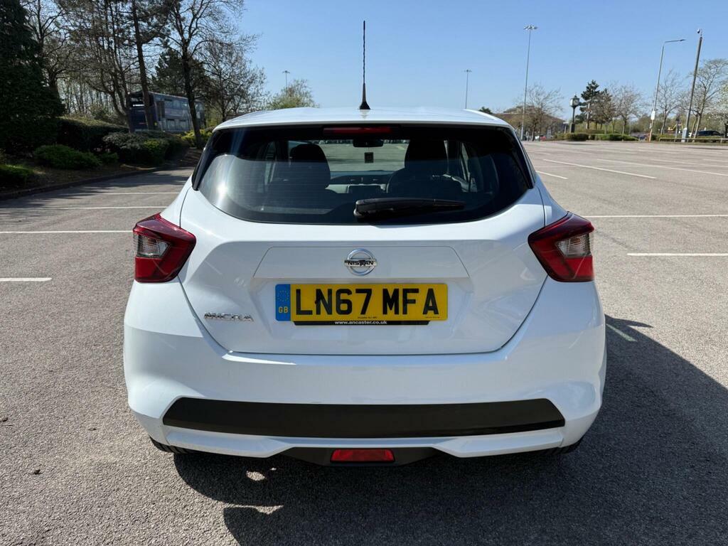 Nissan Micra 1.0 Acenta Euro 6 LN67MFA White #5