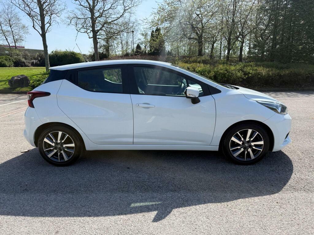 Nissan Micra 1.0 Acenta Euro 6 LN67MFA White #2