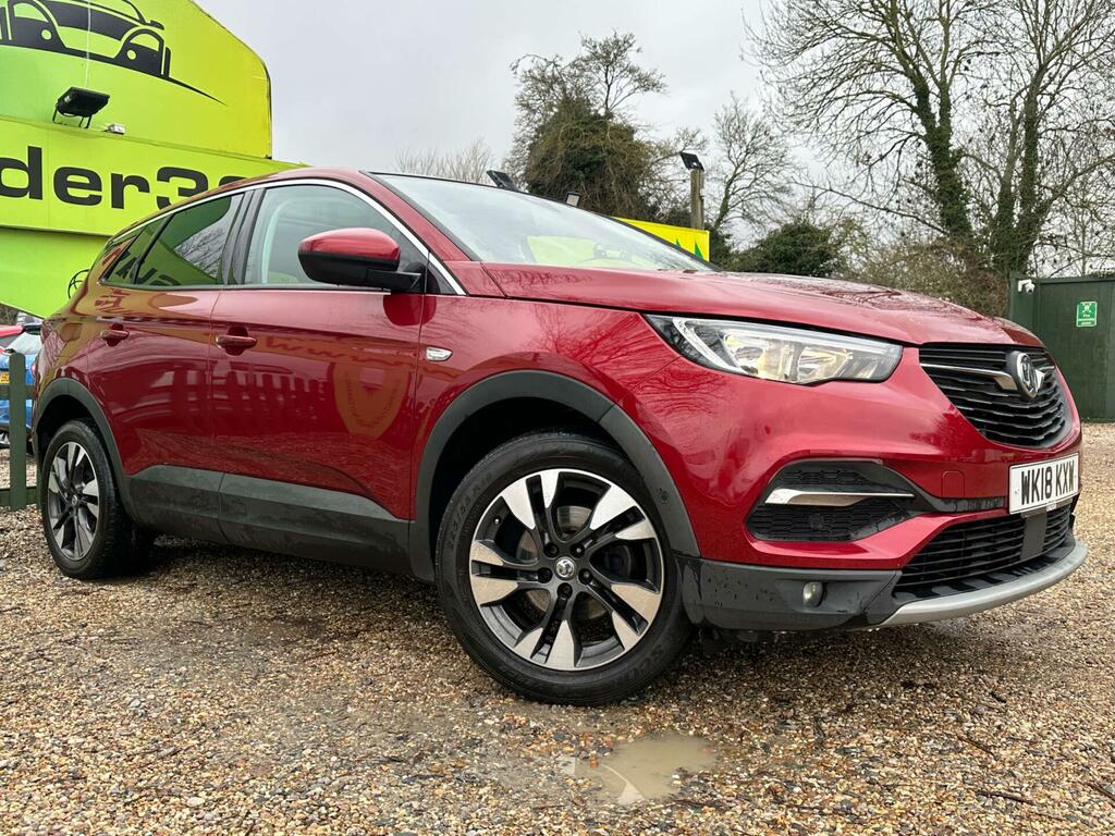 Vauxhall Grandland X 1.2 Turbo Sport Nav Euro 6 Ss WK18KXW Red #4
