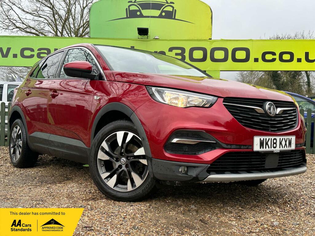 Vauxhall Grandland X 1.2 Turbo Sport Nav Euro 6 Ss Red