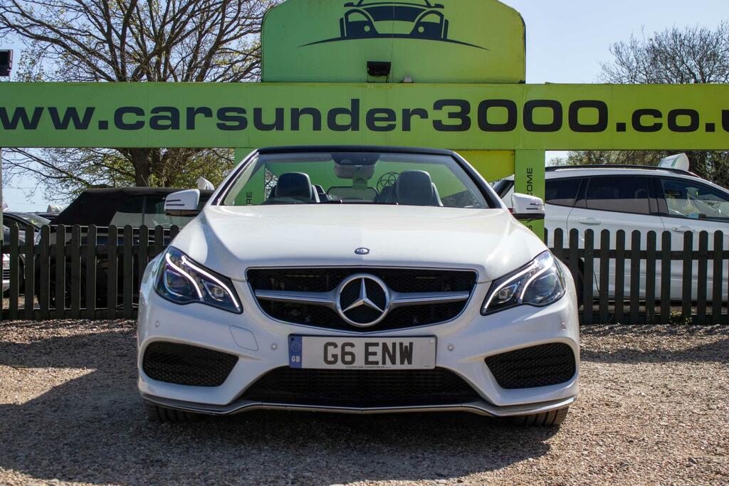 Mercedes-Benz E Class 3.0 E350d V6 Bluetec Amg Line Cabriolet G-tronic White #3