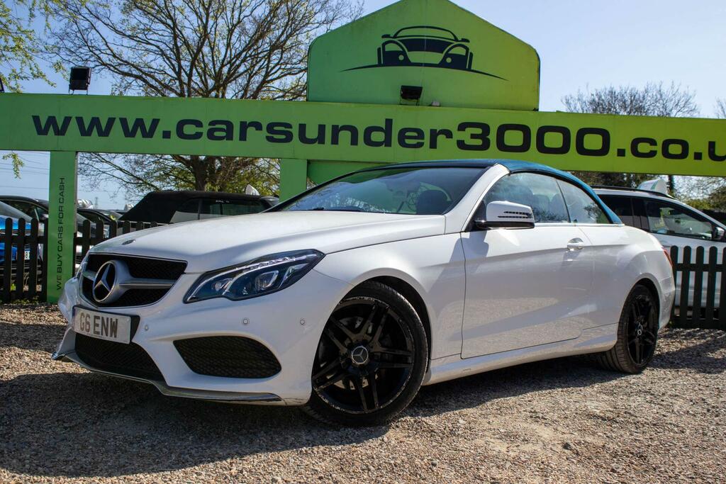 Mercedes-Benz E Class 3.0 E350d V6 Bluetec Amg Line Cabriolet G-tronic White #6