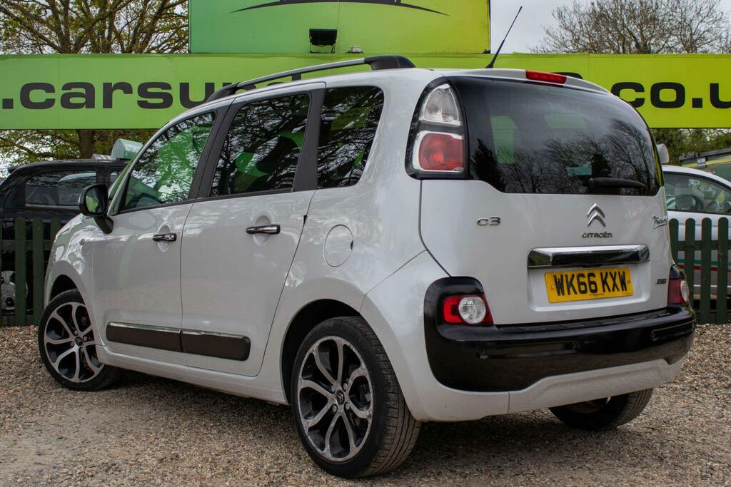 Citroen C3 Picasso 1.2 Puretech Platinum Euro 6 White #4