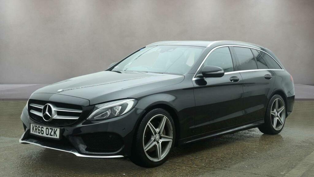 Mercedes-Benz C Class 2.1 C220d Amg Line 7G-tronic Euro 6 Ss KR66OZK Black #5