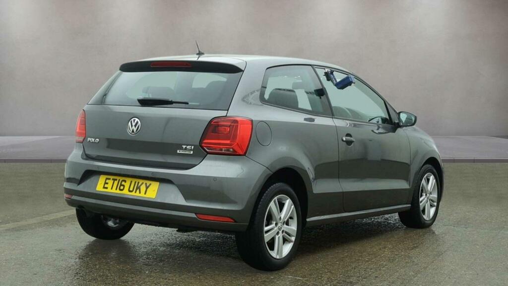 Volkswagen Polo 1.2 Tsi Bluemotion Tech Match Euro 6 Ss ET16UKY Grey #6