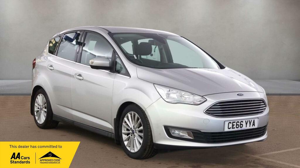 Ford C-Max 1.0T Ecoboost Titanium Euro 6 Ss Nav Silver