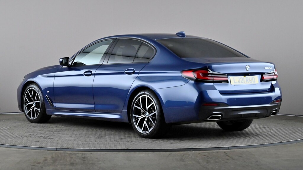 BMW 5 Series 520D Mht M Sport Step Blue #4