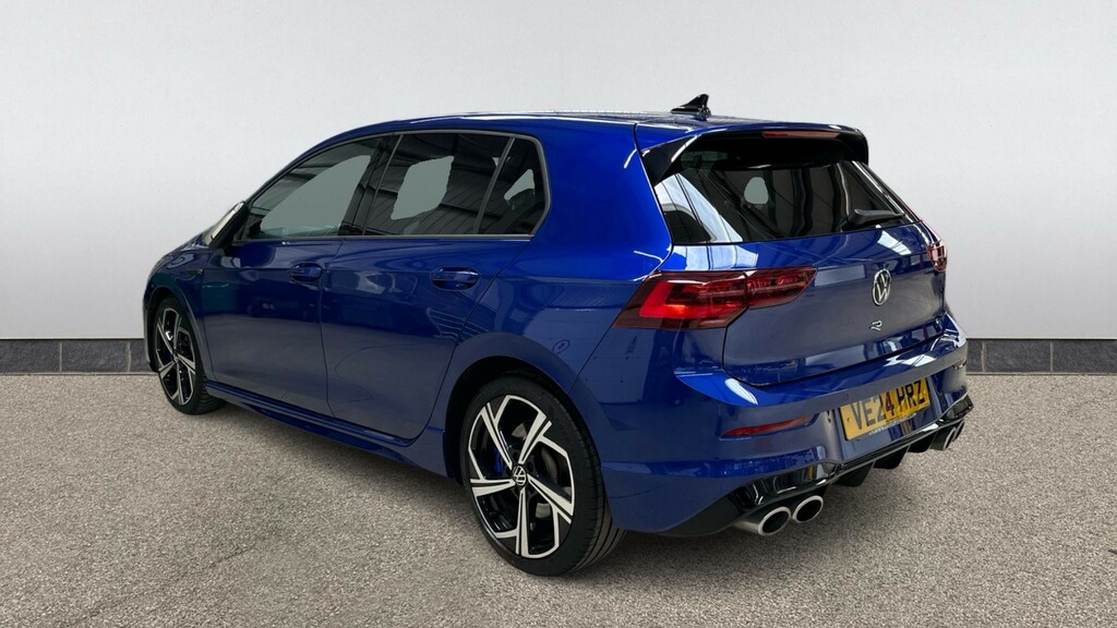 Volkswagen Golf 2.0 Tsi 320 R 4Motion Dsg VE24HRZ Blue #4