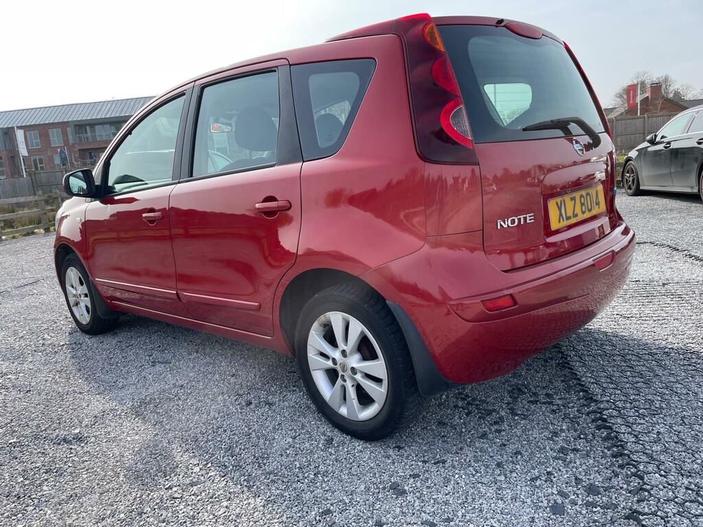 Nissan Note 1.4 16V Acenta Euro 4 Red #3