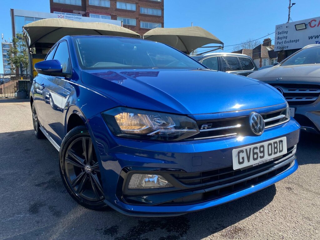 Volkswagen Polo 1.0 Tsi R-line Dsg Euro 6 Ss Blue