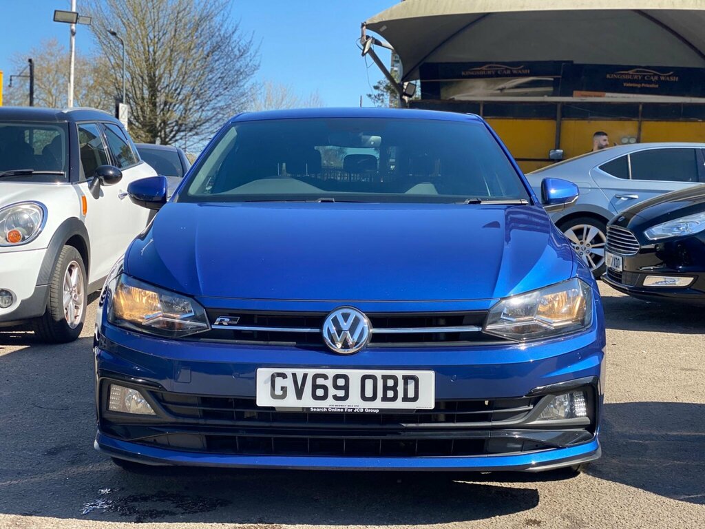 Volkswagen Polo 1.0 Tsi R-line Dsg Euro 6 Ss GV69OBD Blue #3