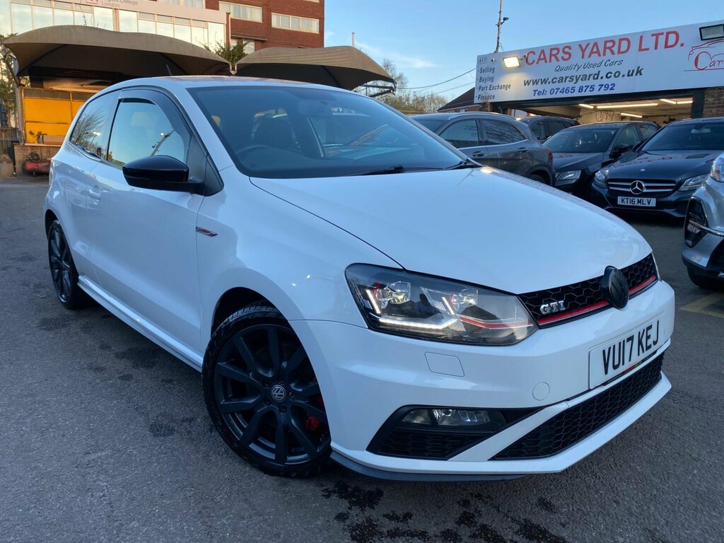 Volkswagen Polo 1.8 Tsi Bluemotion Tech Gti Dsg Euro 6 Ss VU17KEJ White #3