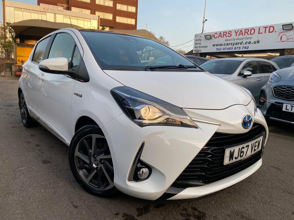 Toyota Yaris 1.5 Vvt-h Excel Hatchback Hybrid E-cvt WJ67VEW White #5