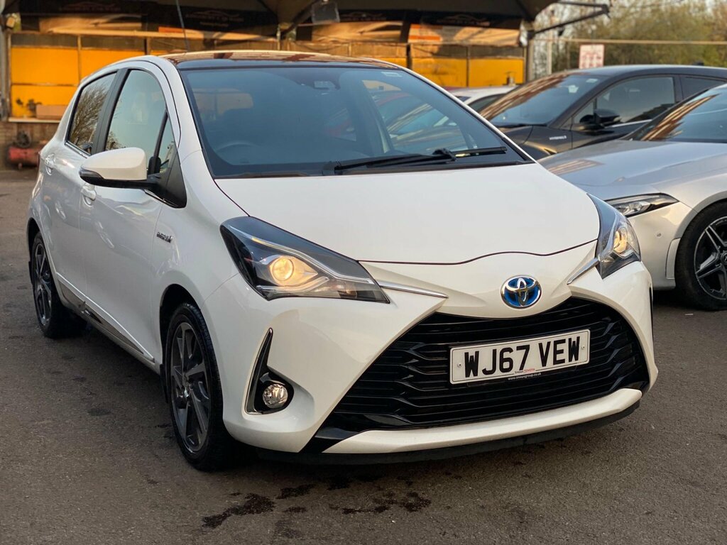 Toyota Yaris 1.5 Vvt-h Excel Hatchback Hybrid E-cvt WJ67VEW White #4