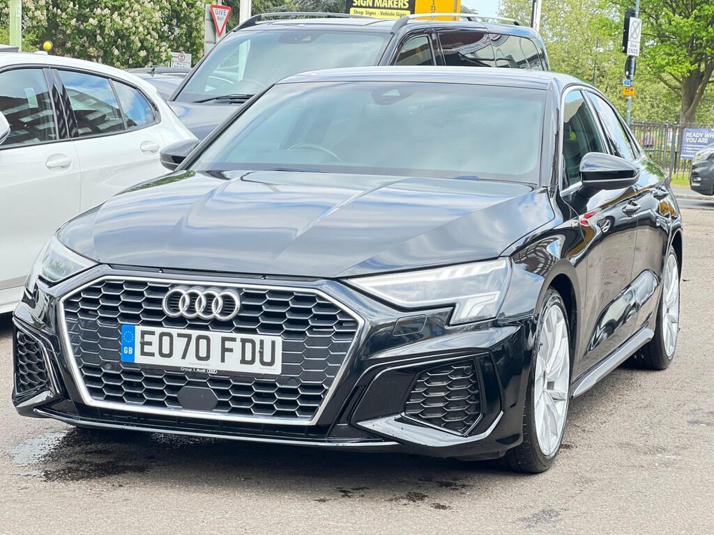 Audi A3 1.5 Tfsi 35 S Line S Tronic Euro 6 Ss EO70FDU Black #6