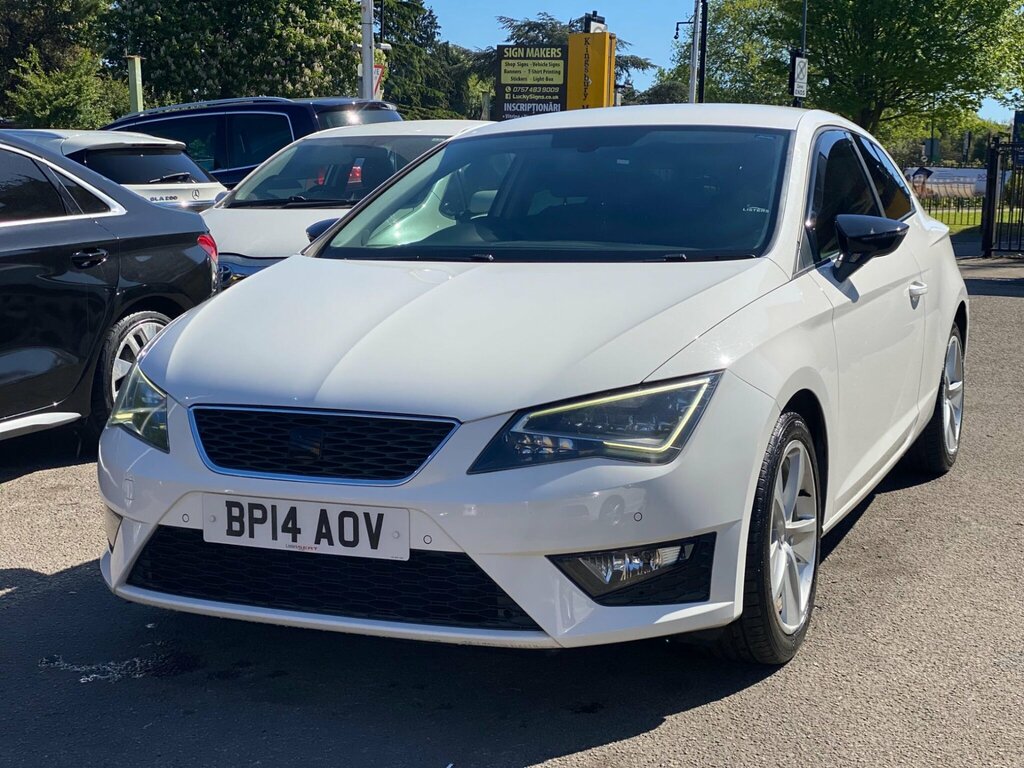 Seat Leon 1.4 Tsi Fr Sport Coupe Euro 5 Ss BP14AOV White #4