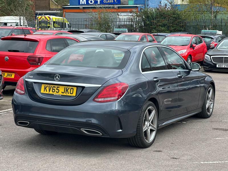 Mercedes-Benz C Class 1.6 C200d Amg Line G-tronic Euro 6 S S KV65JKO Grey #4