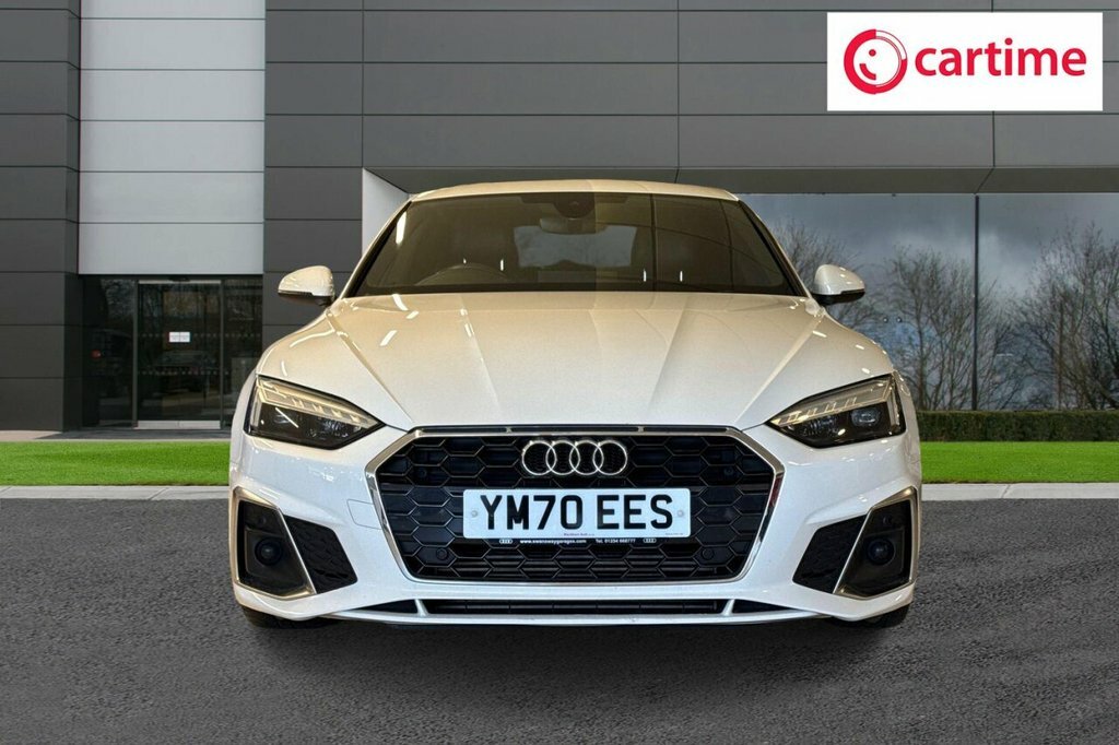 Audi A5 2L S Line YM70EES White #4