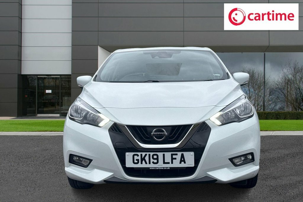 Nissan Micra Hatchback GK19LFA White #4