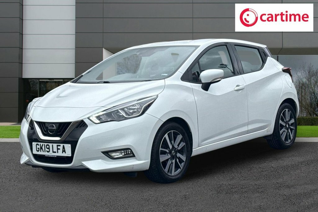 Nissan Micra Hatchback GK19LFA White #6