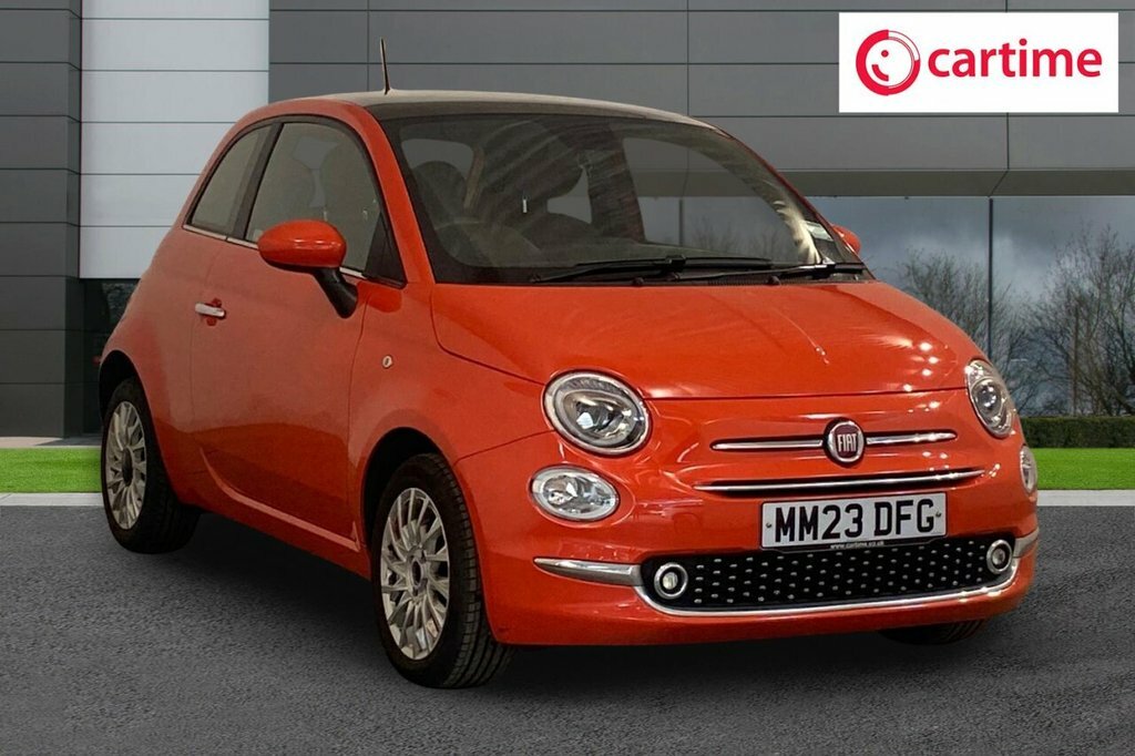 Fiat 500 Hatchback Orange