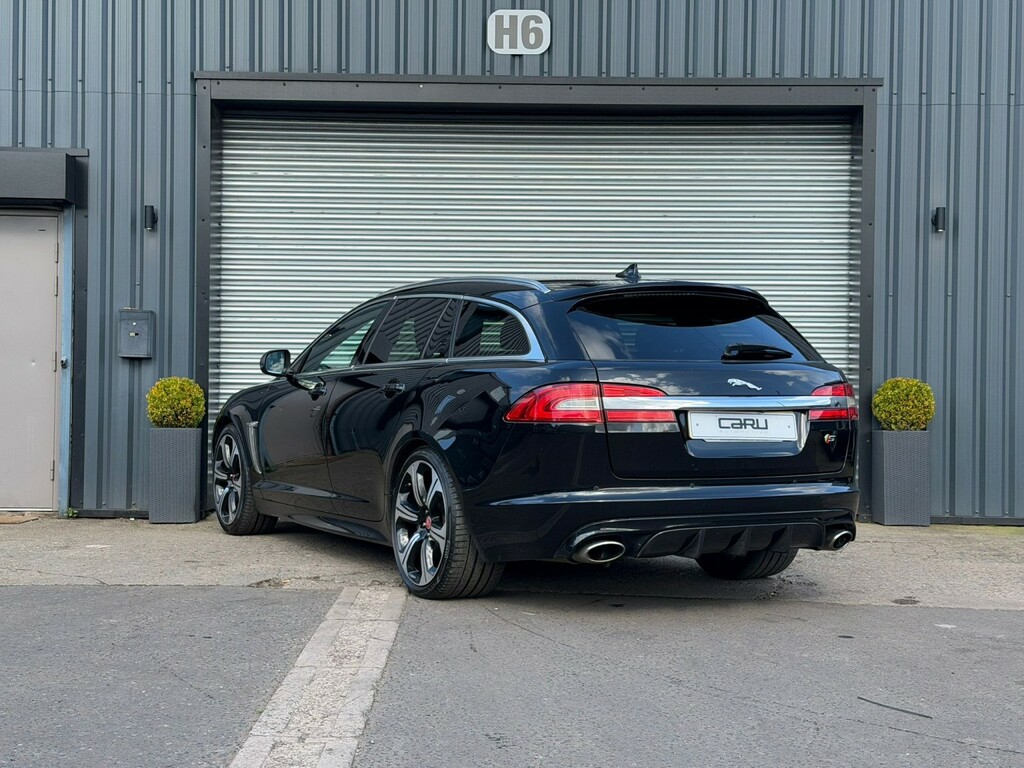 Jaguar XF Estate 3.0 D S V6 Portfolio 2013 OV63YND Black #5
