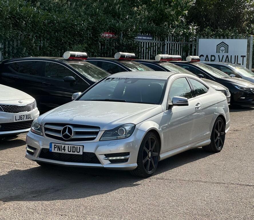 Mercedes-Benz C Class Coupe 1.6 C180 Amg Sport Plus G-tronic Euro 6 S Silver #4