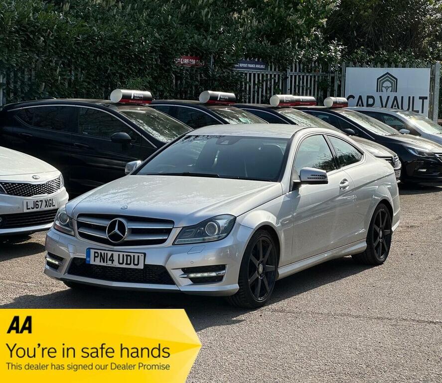 Mercedes-Benz C Class Coupe 1.6 C180 Amg Sport Plus G-tronic Euro 6 S Silver