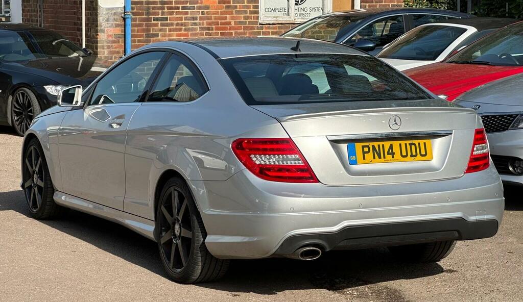 Mercedes-Benz C Class Coupe 1.6 C180 Amg Sport Plus G-tronic Euro 6 S Silver #6