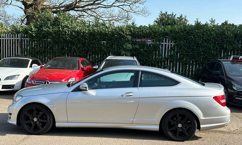 Mercedes-Benz C Class Coupe 1.6 C180 Amg Sport Plus G-tronic Euro 6 S Silver #5