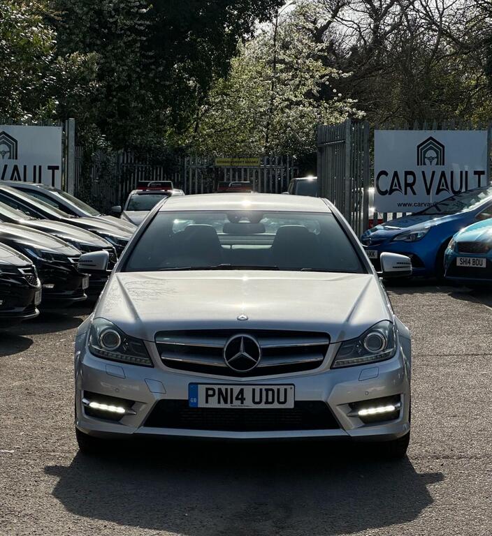 Mercedes-Benz C Class Coupe 1.6 C180 Amg Sport Plus G-tronic Euro 6 S Silver #2