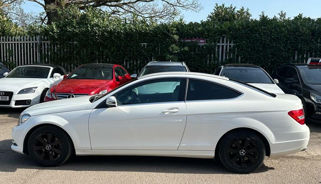 Mercedes-Benz C Class Coupe 2.1 C220 Cdi Executive Se Premium G-tronic LN65JXM White #5