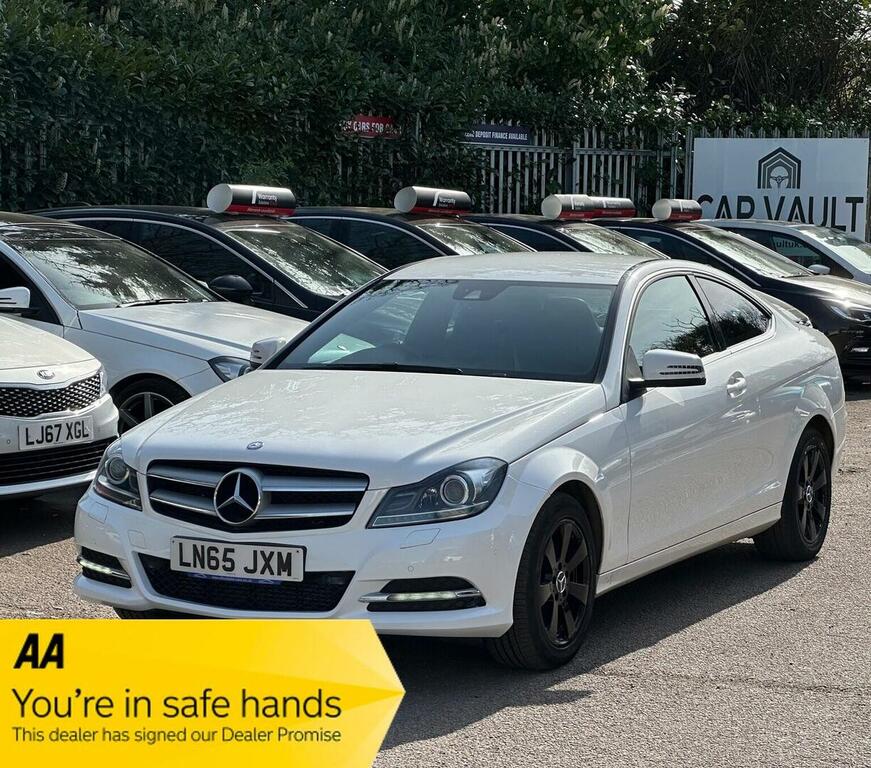 Mercedes-Benz C Class Coupe 2.1 C220 Cdi Executive Se Premium G-tronic White