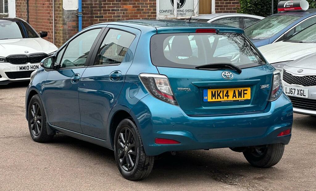 Toyota Yaris Hatchback 1.33 Dual Vvt-i Icon Plus Multidrive S E MK14AWF Blue #5