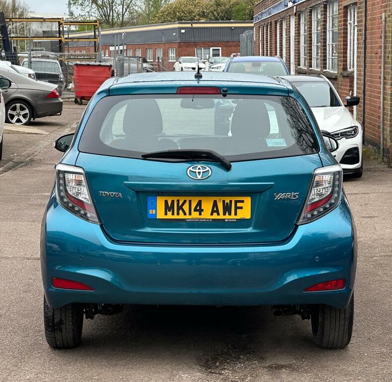 Toyota Yaris Hatchback 1.33 Dual Vvt-i Icon Plus Multidrive S E MK14AWF Blue #6