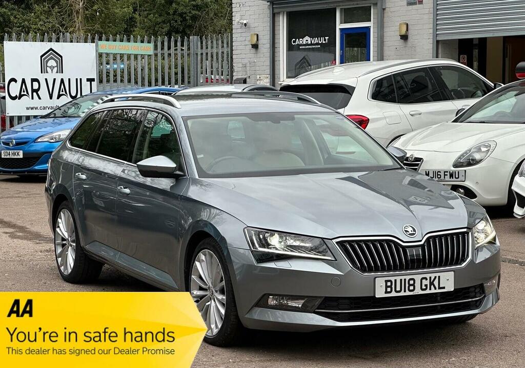 Skoda Superb Estate 2.0 Tdi Se L Executive Dsg 4Wd Euro 6 Ss BU18GKL Grey #3
