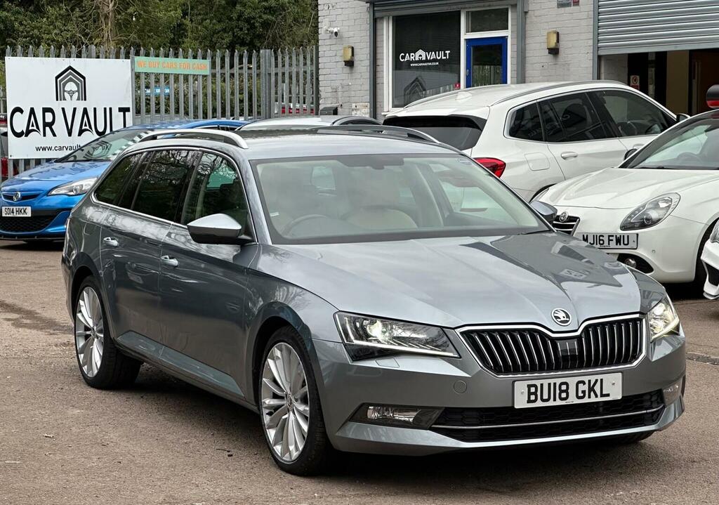 Skoda Superb Estate 2.0 Tdi Se L Executive Dsg 4Wd Euro 6 Ss BU18GKL Grey #6