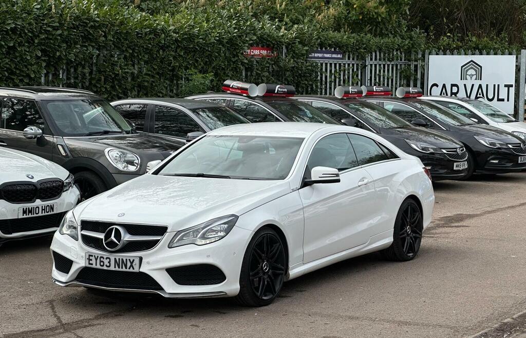 Mercedes-Benz E Class Coupe 2.1 E250 Cdi Amg Sport G-tronic Euro 5 Ss EY63NNX White #4