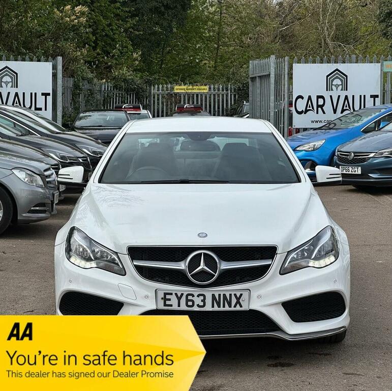 Mercedes-Benz E Class Coupe 2.1 E250 Cdi Amg Sport G-tronic Euro 5 Ss EY63NNX White #2