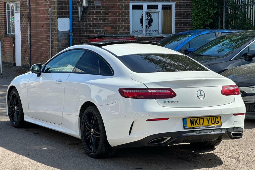 Mercedes-Benz E Class Coupe 2.0 E220d Amg Line Premium G-tronic Euro WK17YUG White #6