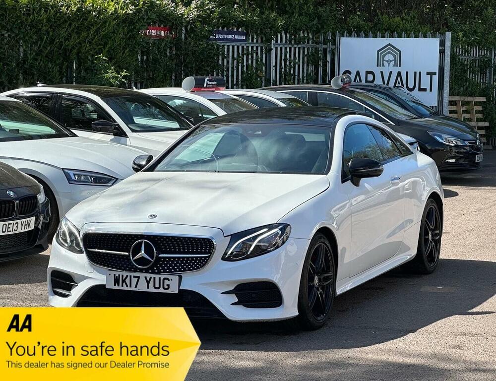 Mercedes-Benz E Class Coupe 2.0 E220d Amg Line Premium G-tronic Euro White